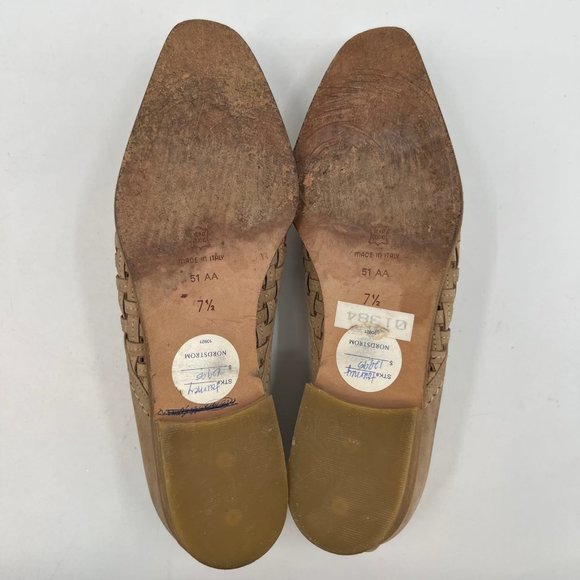 Via Spiga Tan Brogue Flats & Loafers | Made in Italy - Picture 2 of 9